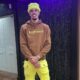 lamelo ball smiling with grill and lafrance clothes on