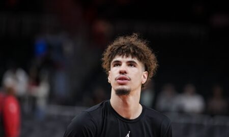 lamelo ball focused