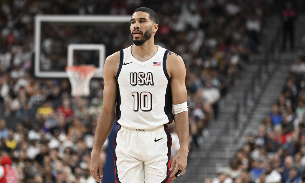 Jayson Tatum during the 2024 Paris Olympics