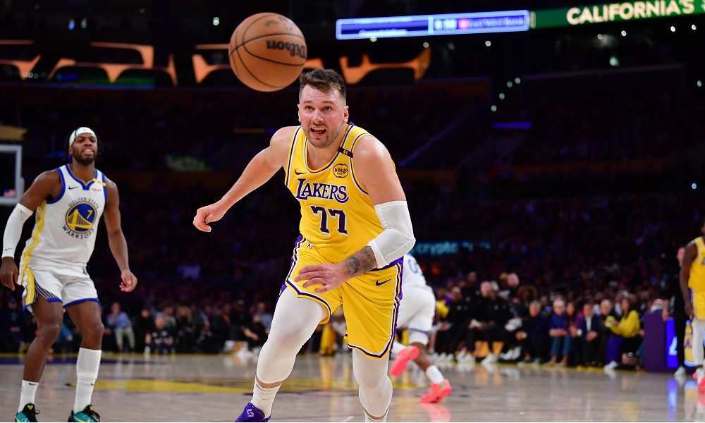 Luka runs after ball