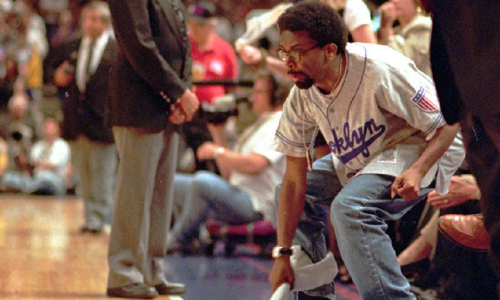 The Reggie Miller vs. Spike Lee rivalry intensifies during the 1994 playoffs