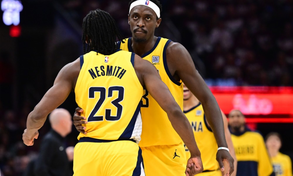 Pacers celebrate win over top-seeded Cavs