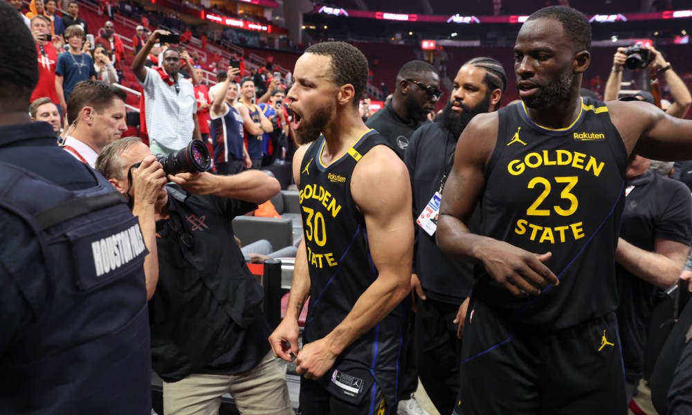 Warriors react after winning Game 7