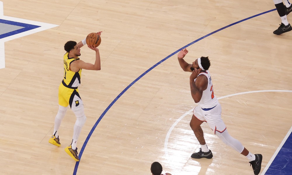 Tyrese Haliburton’s game-tying three vs. Knicks