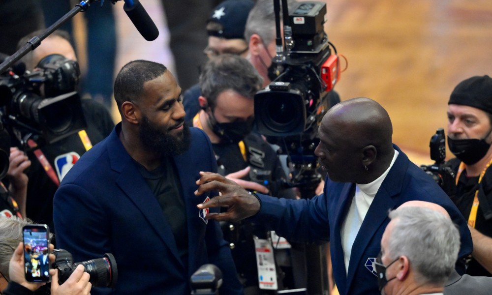 LeBron and Jordan