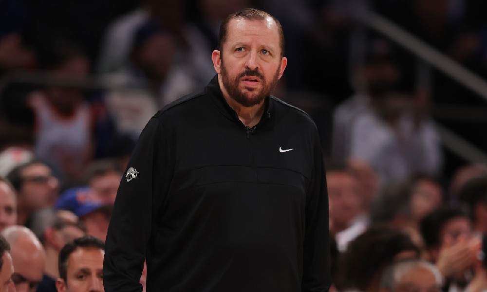 Tom Thibodeau coaches
