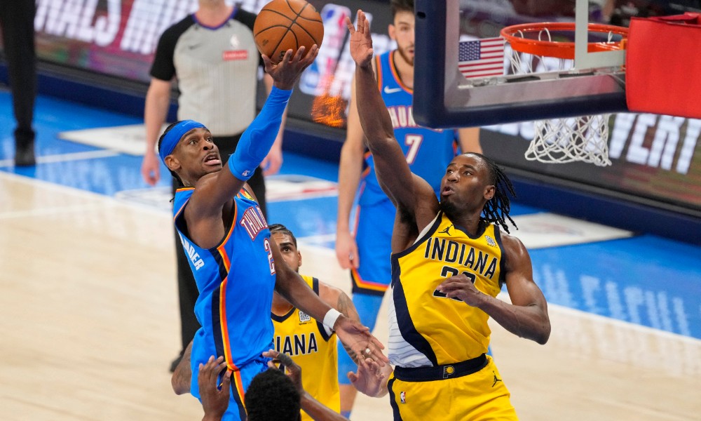 SGA attacks the Pacers