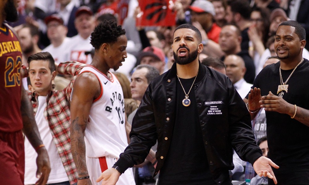 Drake yells at LeBron