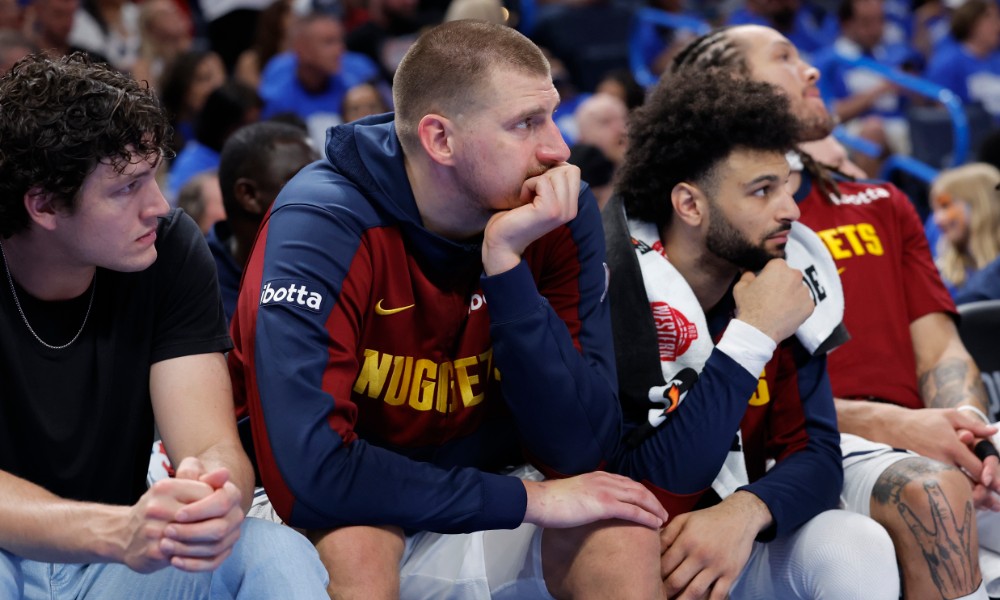 Jokic watches game
