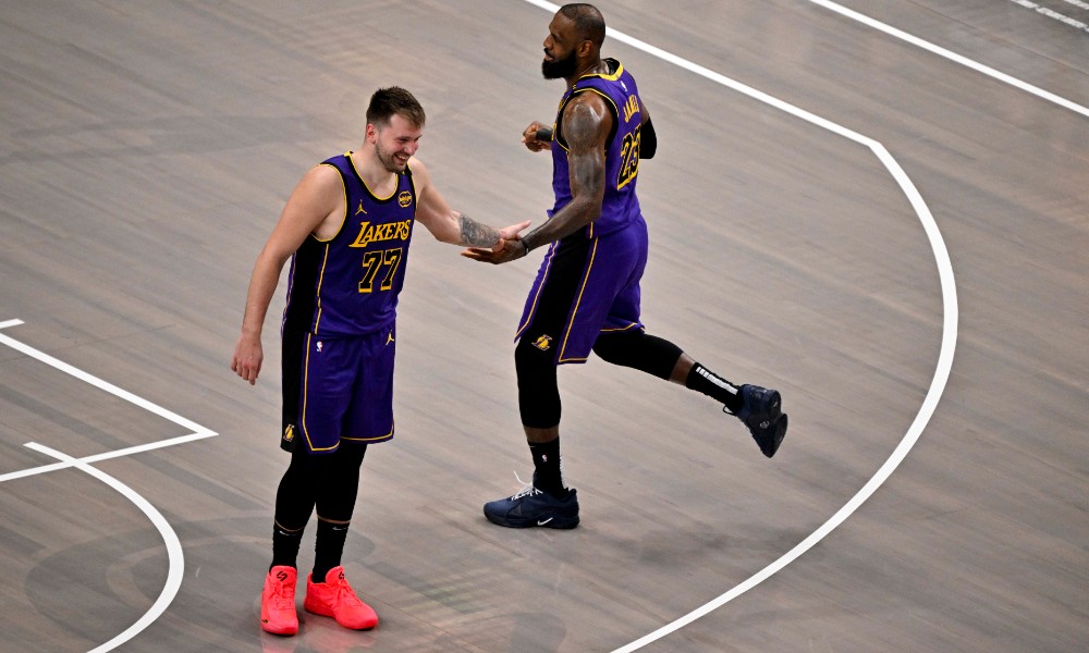 LeBron James and Luka Doncic