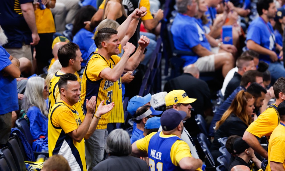 Angry Pacers fans