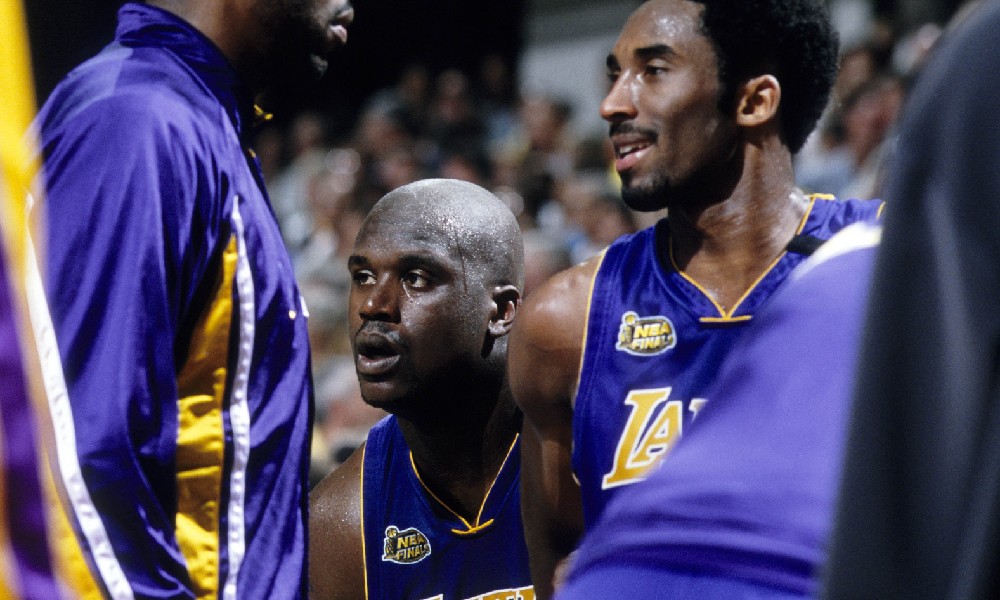 Kobe and Shaq 2000 Finals