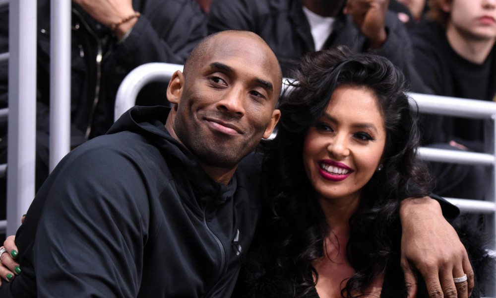 Kobe with wife Vanessa Bryant