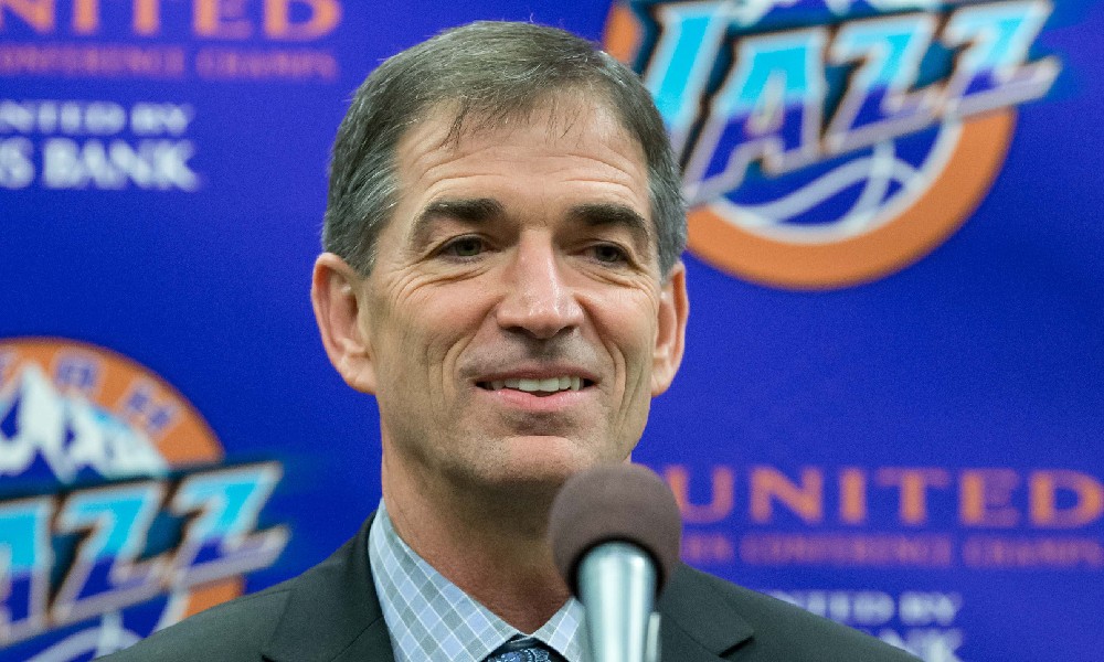 John Stockton at press conference