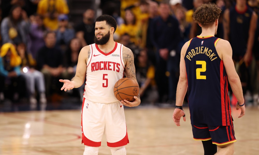 Fred VanVleet after a call