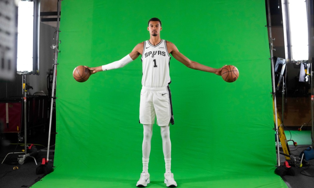 Victor Wembanyama NBA media day