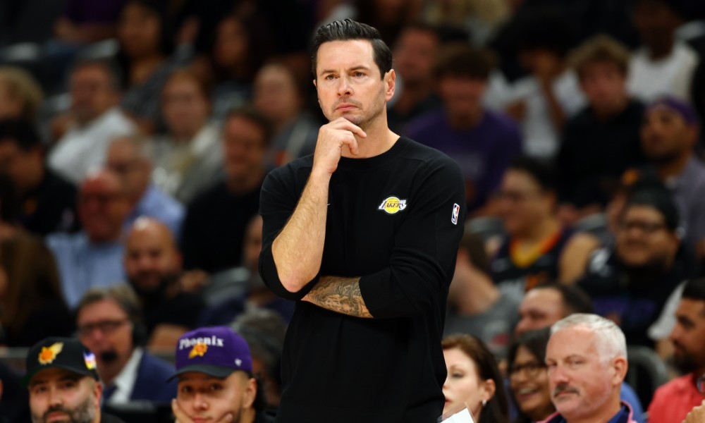 JJ Redick watches game