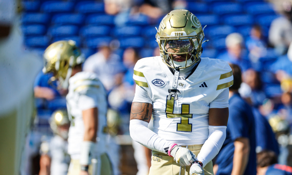 Closeup shot of Georgia Tech's Isiah Canion.