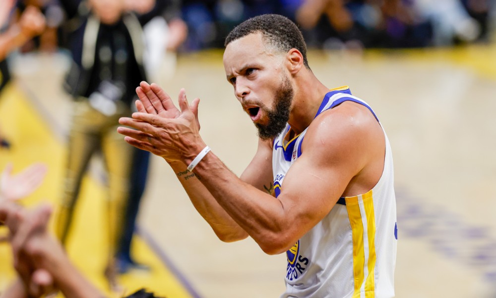 Stephen Curry celebration