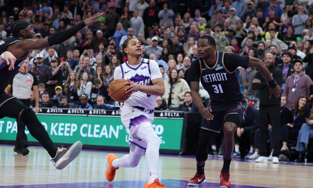 Keyonte George delivers game winner for Jazz over Pistons