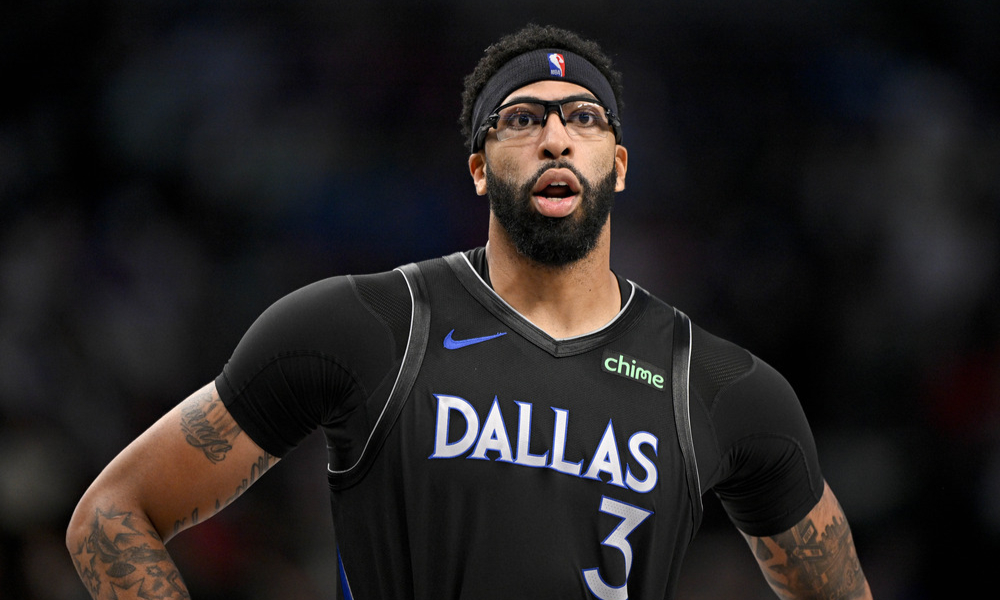 Closeup shot of Washington Wizards star Anthony Davis.