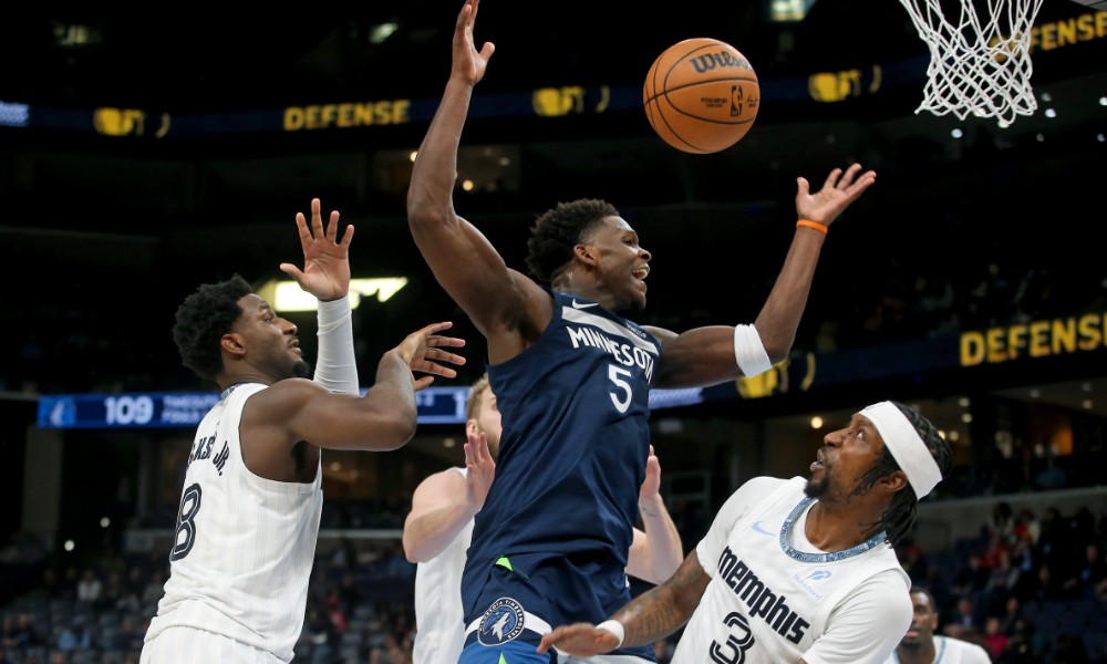 Anthony Edwards Timberwolves vs Grizzlies