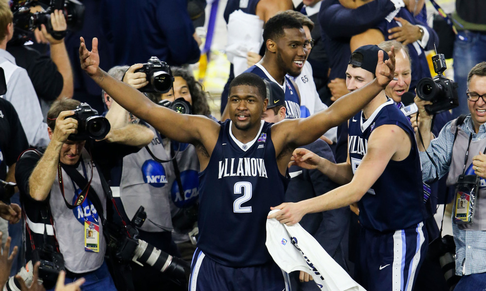 Closeup shot of former Villanova guard Kris Jenkins.