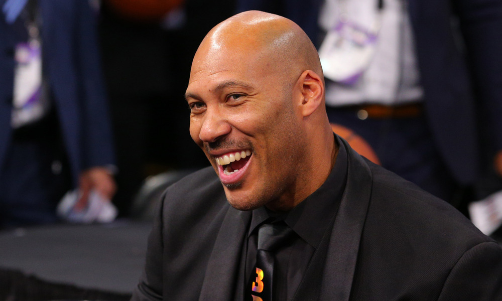 Closeup shot of LaVar Ball.