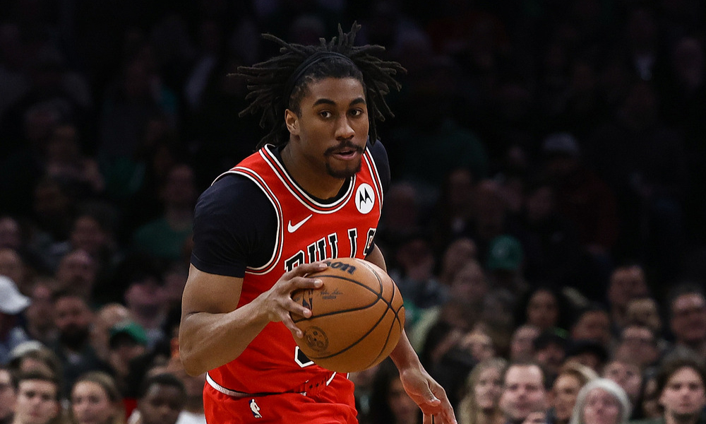 Closeup shot of former Chicago Bulls guard Jaden Ivey.